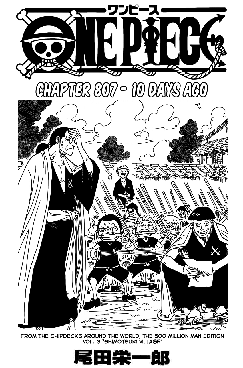 One Piece, Chapter 807 image 02